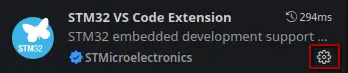 STM32 Extension Settings