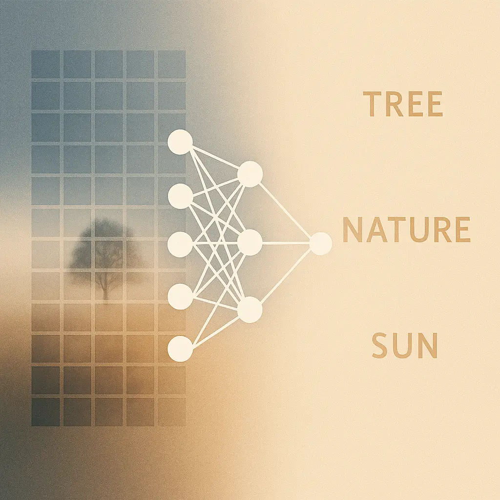 From pixels to open-dictionnary human concept